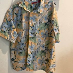 Havanera floral print button up‎
